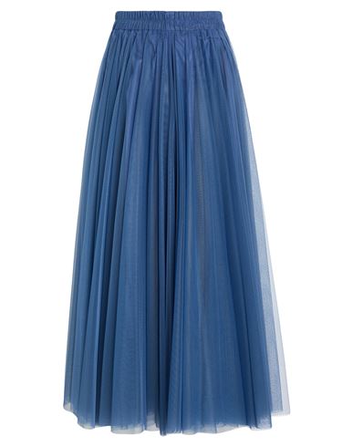 Lavi Couture Woman Midi Skirt Blue Size Xs Polyamide In Blue