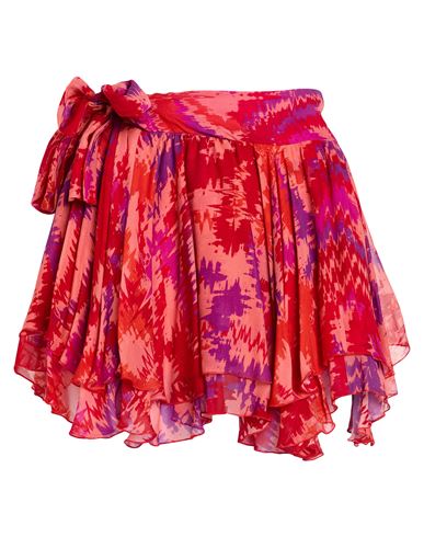 Dondup Woman Mini Skirt Red Size 6 Viscose