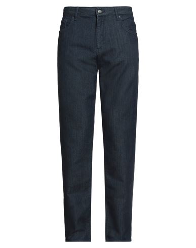 Armani Exchange Man Jeans Blue Size 34w-32l Cotton, Polyester, Elastane In Blue