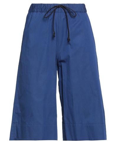 Mosca Woman Shorts & Bermuda Shorts Blue Size S Cotton