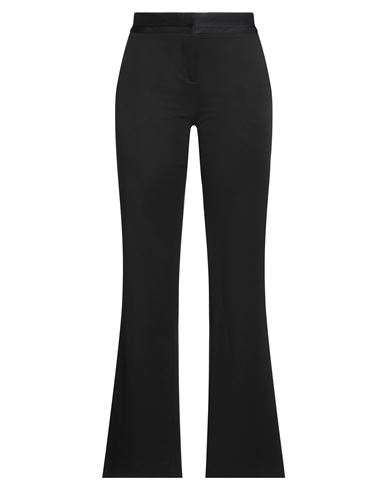 Patrizia Pepe Woman Pants Black Size 4 Polyester, Elastane In Black