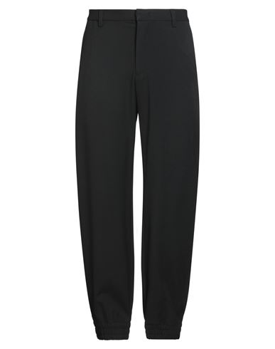 Emporio Armani Man Pants Black Size 40 Polyester, Viscose, Elastane In Black