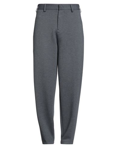 Emporio Armani Man Pants Navy Size 38 Polyester, Viscose, Elastane In Gray
