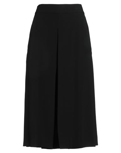 Ann Demeulemeester Woman Midi Skirt Black Size 10 Viscose, Virgin Wool