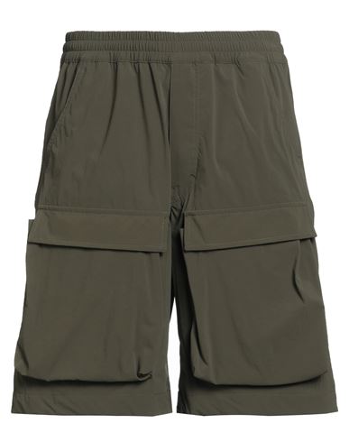 Givenchy Man Shorts & Bermuda Shorts Military Green Size 34 Polyamide, Elastane In Gray