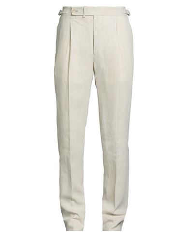 Stile Latino Man Pants Beige Size 32 Linen In Sand