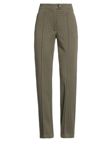 Croche Crochè Woman Pants Military Green Size Xs Polyester, Viscose, Elastane, Acrylic