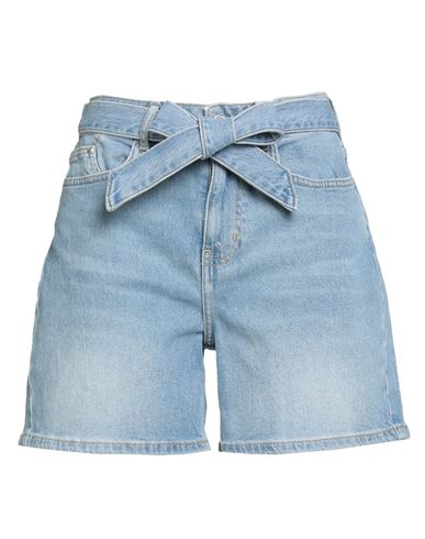 Karl Lagerfeld Woman Denim Shorts Blue Size 31 Cotton, Elastane In Blue