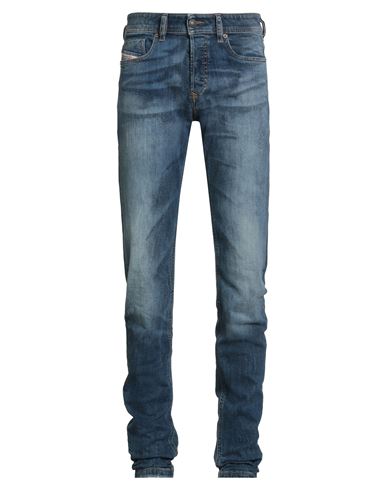 Diesel Man Jeans Blue Size 30w-34l Cotton, Elastane In Blue