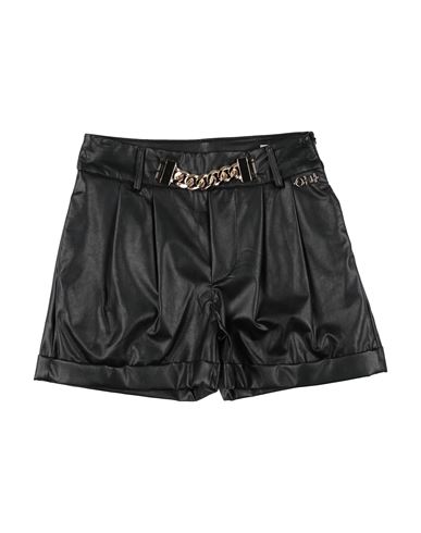 Odi Et Amo Toddler Girl Shorts & Bermuda Shorts Black Size 6 Polyurethane In Black