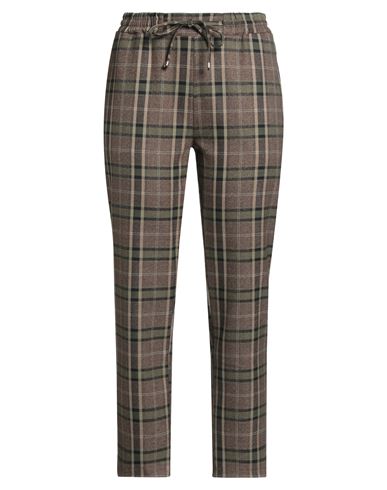 Croche Crochè Woman Pants Brown Size M Polyester, Viscose, Elastane, Polyamide, Metallic Fiber