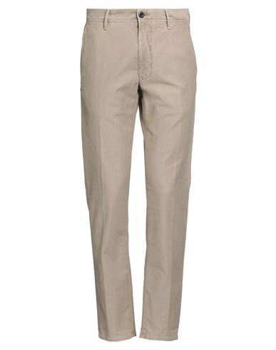 Incotex Man Pants Beige Size 32 Cotton, Elastane In Brown