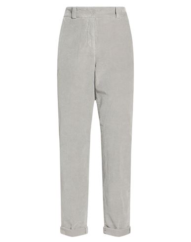 Peserico Woman Pants Light Grey Size 2 Cotton, Modal, Elastane