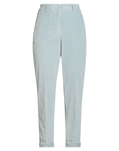 Peserico Woman Pants Sky Blue Size 14 Cotton, Modal, Elastane In Blue