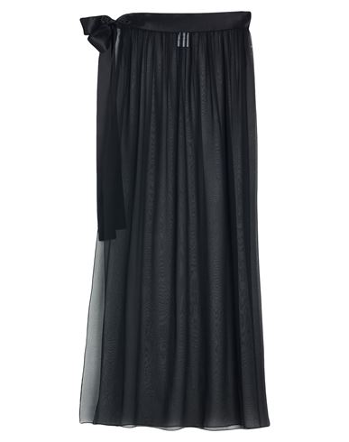 Dolce & Gabbana Woman Maxi Skirt Black Size 8 Silk