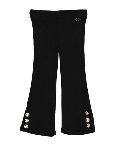 Odi Et Amo Junior Toddler Girl Pants Black Size 6 Viscose, Polyester, Polyamide In Black