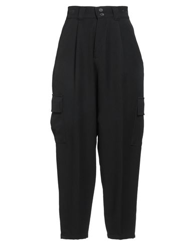 Justwest Woman Pants Black Size S Polyester, Viscose, Elastane In Black