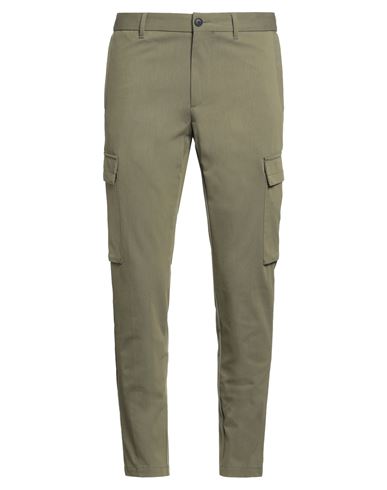 Hugo Boss Boss Man Pants Military Green Size 32 Cotton, Polyamide, Elastane, Polyester In Green