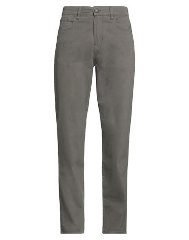 Vince . Man Pants Grey Size 33 Cotton, Elastane