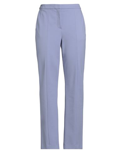 Karl Lagerfeld Woman Pants Lilac Size 10 Viscose, Polyamide, Elastane In Blue