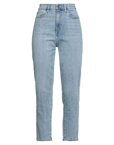 Dkny Woman Jeans Blue Size 32 Cotton, Elastane In Blue