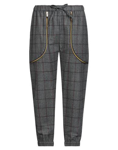 Ballantyne Woman Pants Grey Size 8 Wool, Silk, Linen