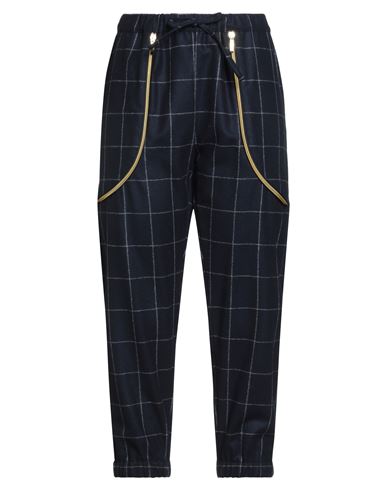 Ballantyne Woman Pants Midnight Blue Size 8 Wool In Black