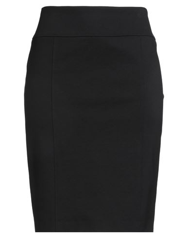 Diana Gallesi Woman Midi Skirt Black Size 10 Viscose, Polyamide, Elastane In Black