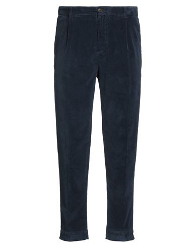 40weft Man Pants Midnight Blue Size 40 Cotton, Modal, Elastane In Blue
