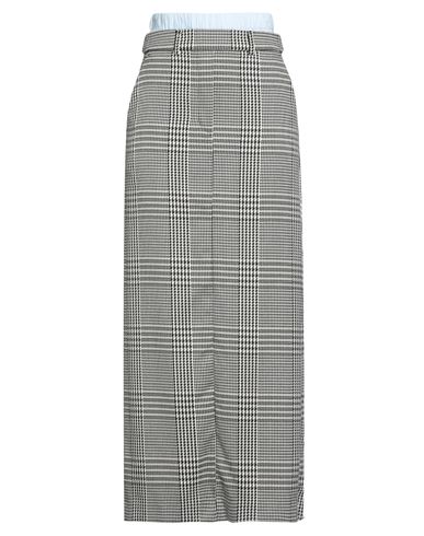 Vicolo Woman Maxi Skirt Black Size M Polyester, Viscose, Elastane