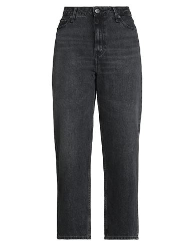 Tommy Hilfiger Woman Jeans Black Size 31w-30l Cotton, Recycled Cotton