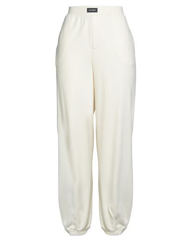 Karl Lagerfeld Woman Pants Cream Size M Organic Cotton In White