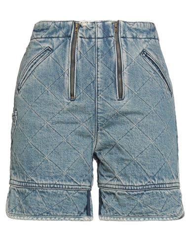 Philosophy Di Lorenzo Serafini Woman Denim Shorts Blue Size 4 Cotton
