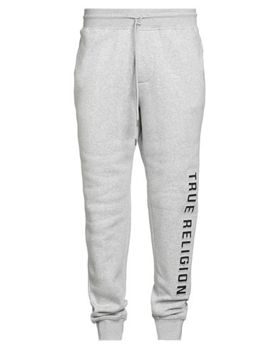 True Religion Man Pants Grey Size L Cotton, Polyester In White