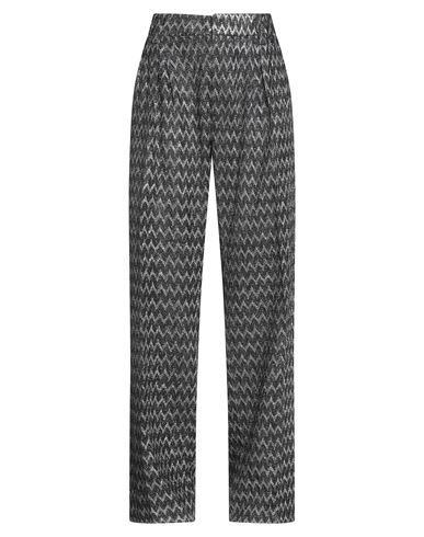 Missoni Woman Pants Black Size 8 Viscose, Metallic Fiber, Polyamide