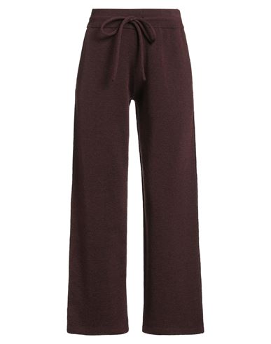 Burberry Woman Pants Chocolate Brown Size M Wool, Polyamide, Elastane In Brown