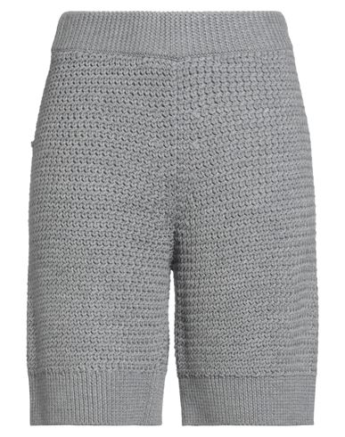 Ballantyne Woman Shorts & Bermuda Shorts Grey Size 6 Wool