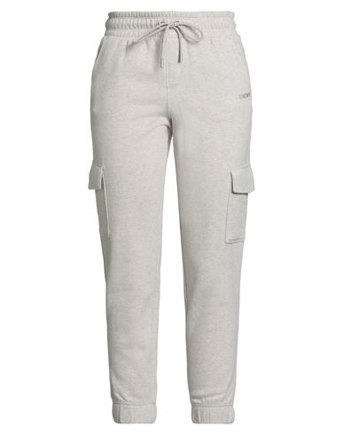 Dkny Sport Woman Pants Light Grey Size M Cotton, Polyester