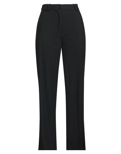 Noyoco Woman Pants Black Size 6 Recycled Wool In Black