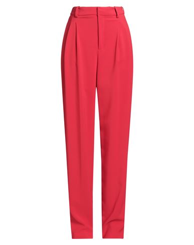 Elisabetta Franchi Woman Pants Red Size 6 Polyester, Elastane In Red