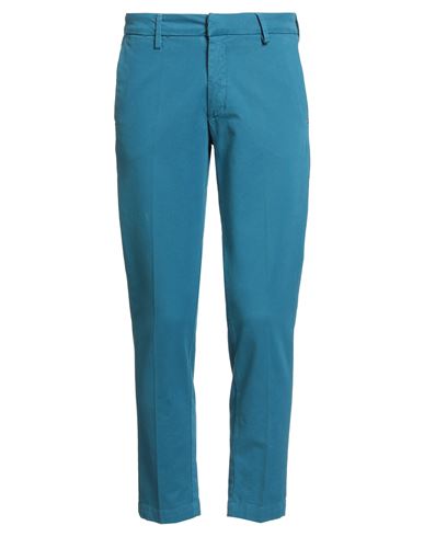 Liu •jo Man Man Pants Slate Blue Size 30 Cotton, Elastane In Blue