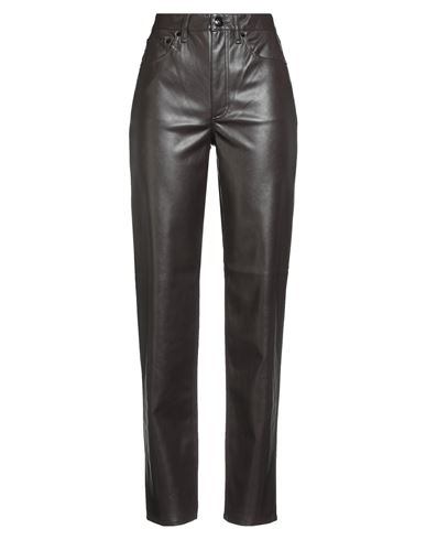 Rag & Bone Woman Pants Dark Brown Size 30 Polyester In Brown