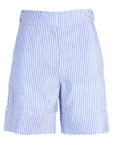 Burberry Woman Shorts & Bermuda Shorts Blue Size 0 Silk In Blue