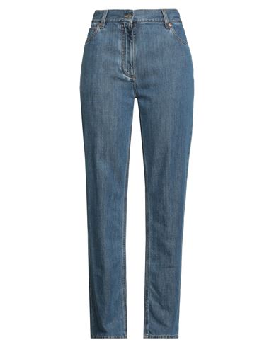 Valentino Garavani Woman Jeans Blue Size 28 Cotton, Lyocell In Blue