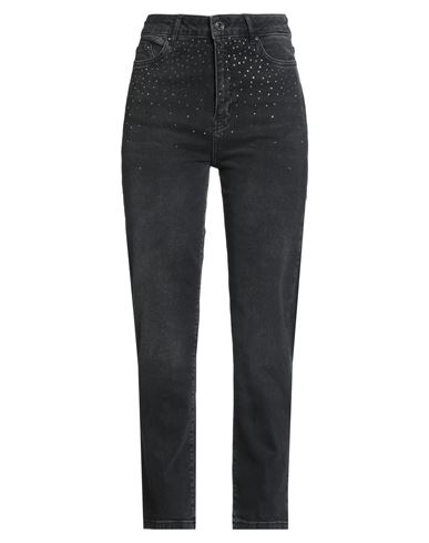Karl Lagerfeld Woman Jeans Black Size 31 Cotton, Elastane
