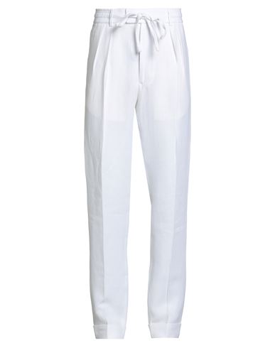 Gabriele Pasini Man Pants White Size 28 Linen In White