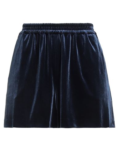 Twinset Woman Shorts & Bermuda Shorts Navy Size 8 Polyester, Elastane