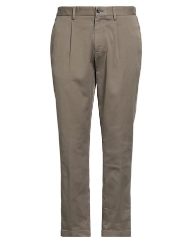Devore Incipit Man Pants Khaki Size 36 Cotton, Elastane In Brown