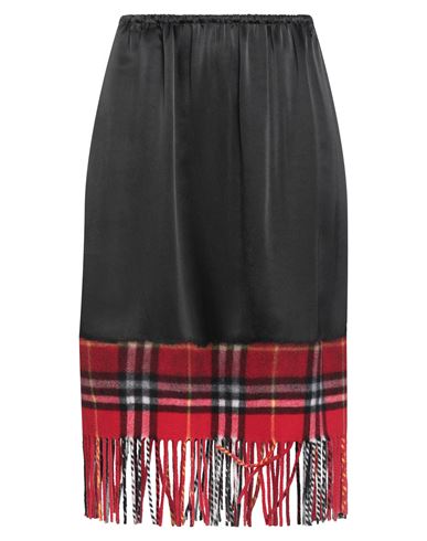Burberry Woman Mini Skirt Black Size 4 Viscose, Wool, Cashmere