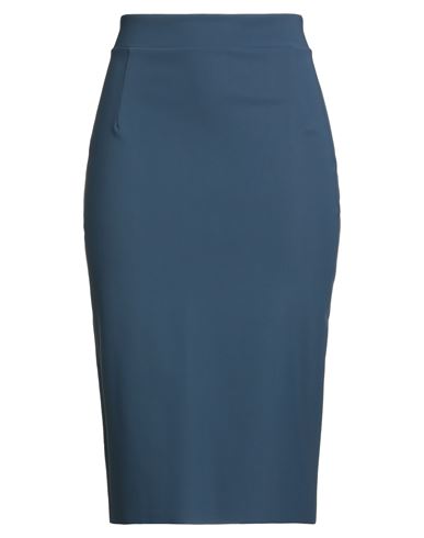 Chiara Boni La Petite Robe Woman Midi Skirt Navy Size 12 Polyamide, Elastane